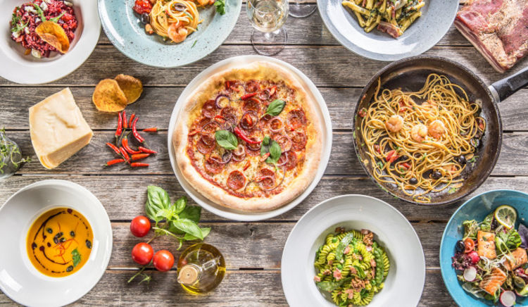 A table full of delicious food!
